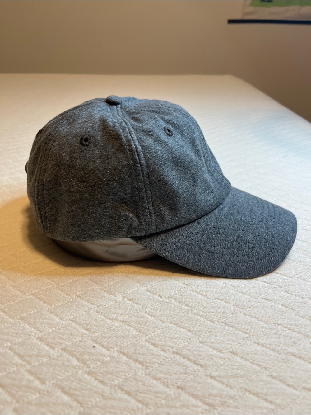 Sportsman Men's Grey 100% cotton Baseball Cap - Classic Casual Hat, adjustable